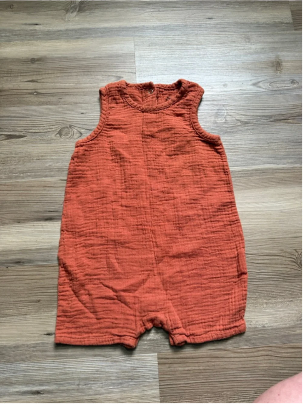 Baby Apple Park Rust Organic Cotton Bodysuit 18-24Months
